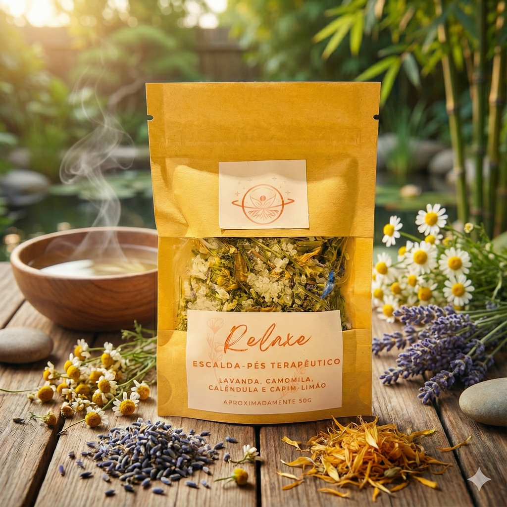 Escalda-Pés Ritual Terapêutico – Cuidar, Relaxar e Despertar