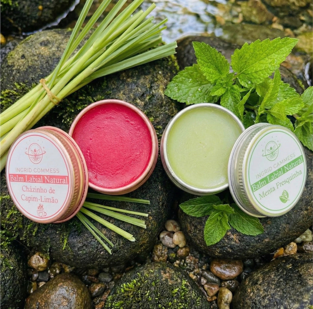 Balm Labial Vegetal – Nutrição, Proteção e Frescor Natural